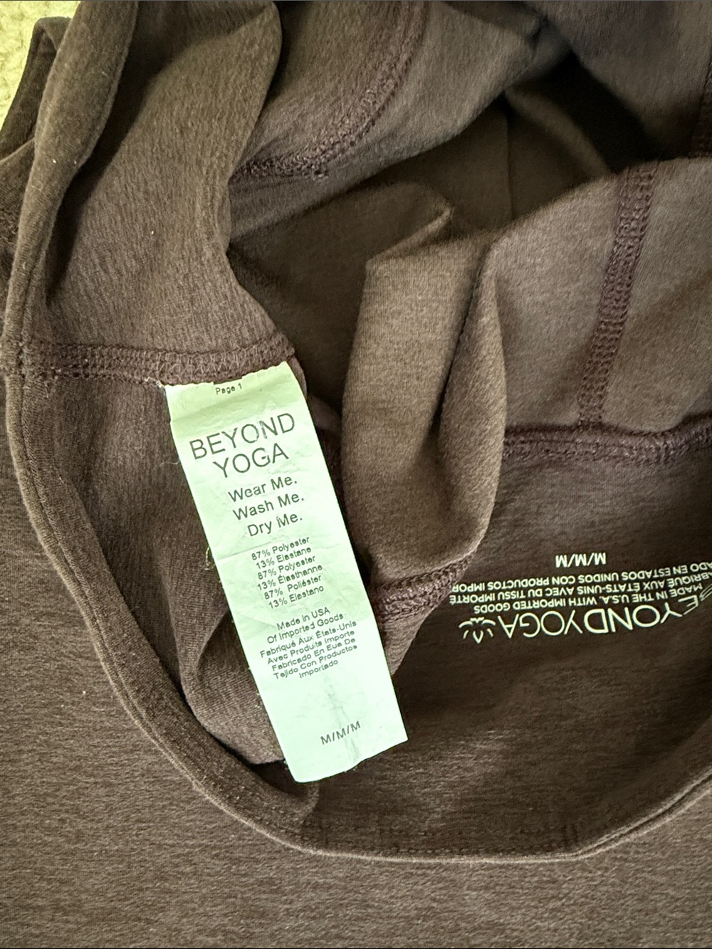 Beyond Yoga Spacedye™ Laid Back Wide Leg Pant M medium 31” inseam - Picture 9 of 9